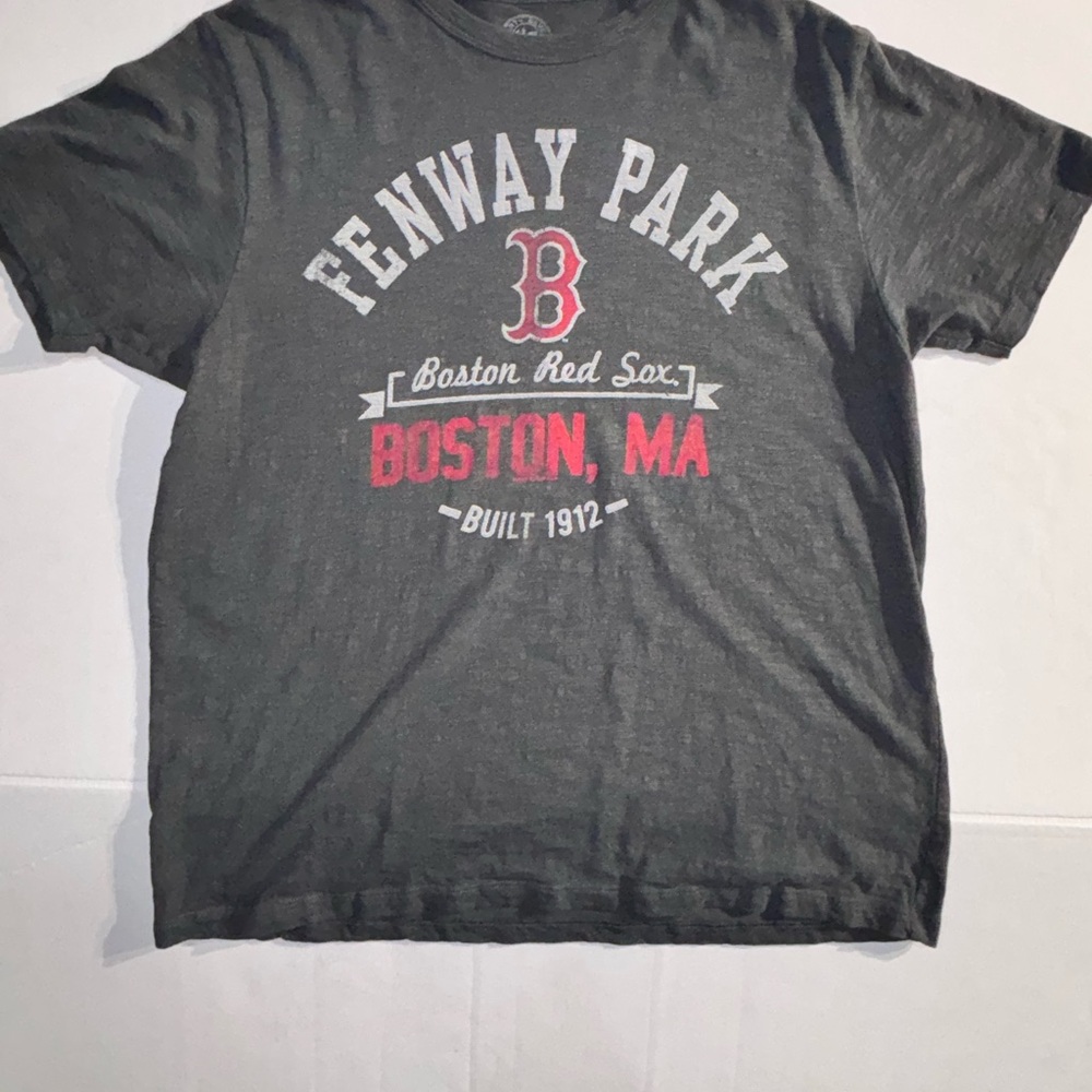 47 Brand Fenway Park Boston Red Sox Graphic Tee Size‎ Large Baseball Gray - Picture 10 of 10